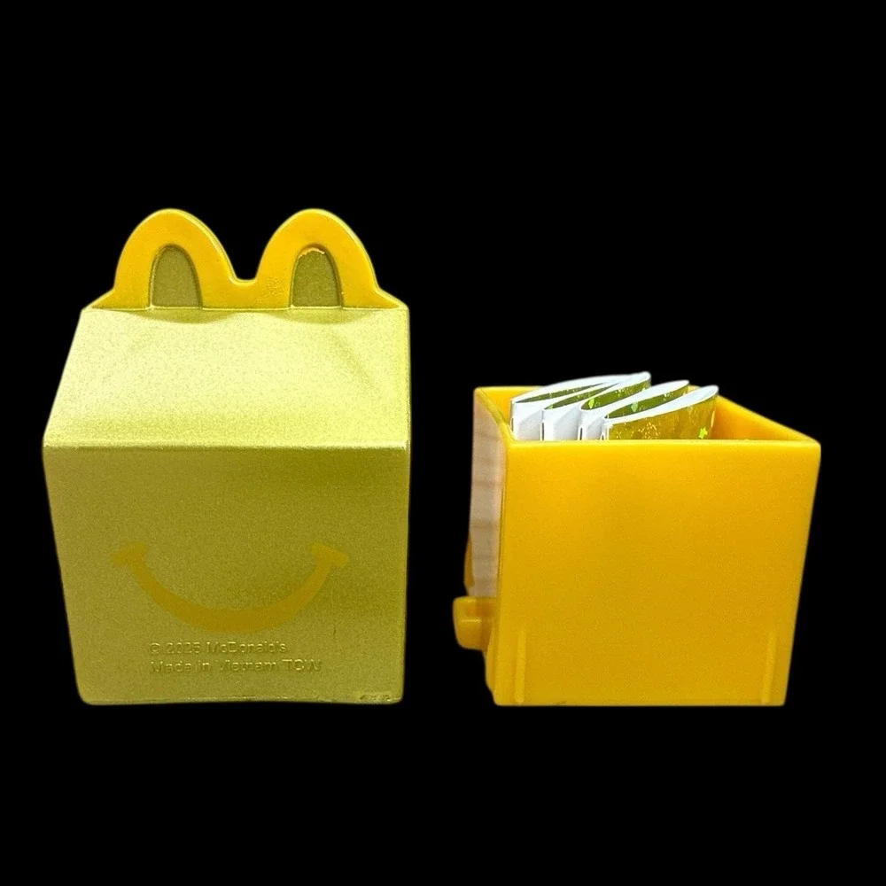Happy‎ Meal Toy Lil Mcdonalds GOLD BOX with Stickers #21 2025 CHASE